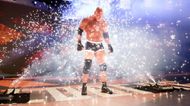 What an entrance. (Image credits: wwe.com)